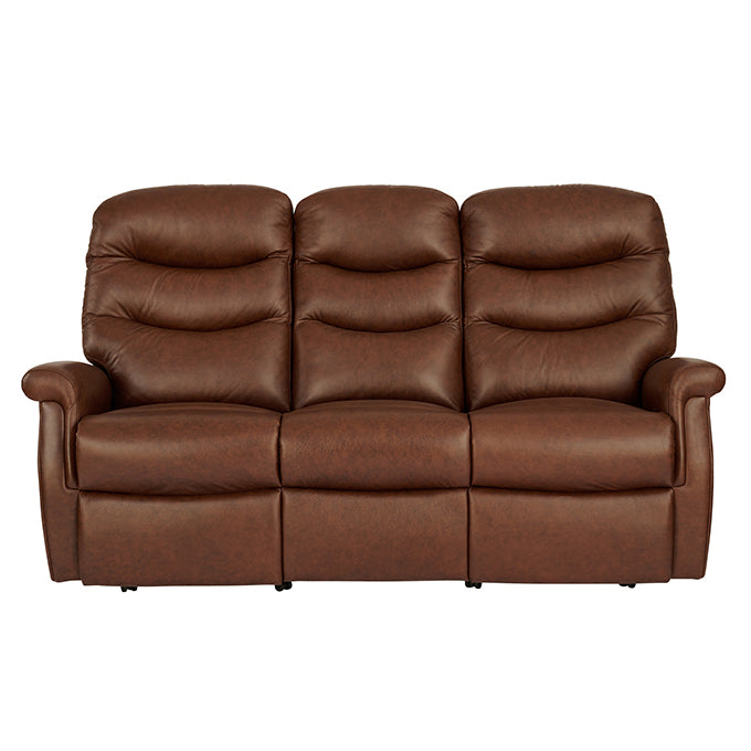 Celebrity Hollingwell Three Seater Fixed Leather Sofa