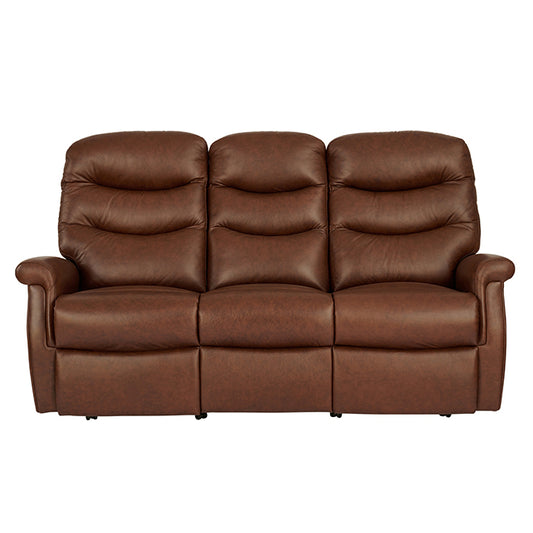 Celebrity Hollingwell Three Seater Fixed Leather Sofa