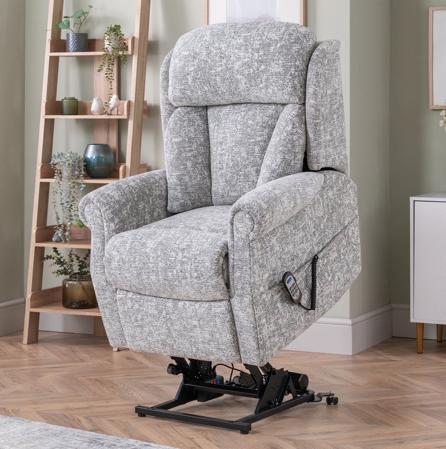 Celebrity Ashfield Cloud Zero Triple Motor Rise And Recliner Fabric Armchair With Mammoth Foam & Lumbar & Headrest Adjustment Option VAT FREE