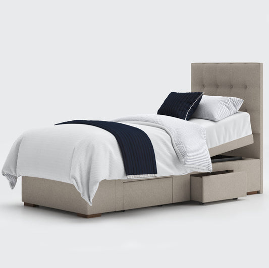 3ft Single Emerald Motion Divan Adjustable Bed With A Selection Of Mattresses VAT FREE