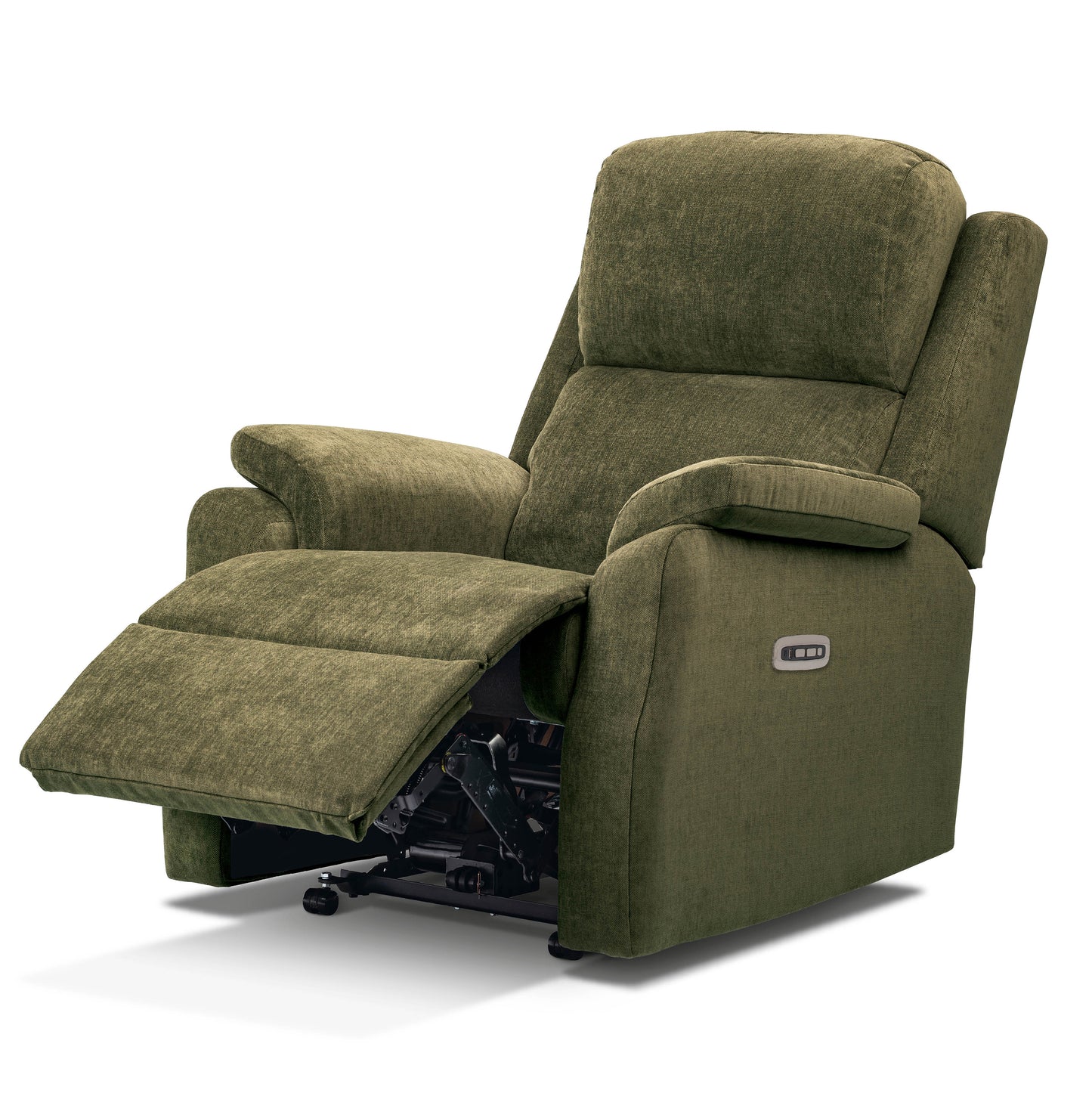 Sherborne Dakota Electric Powered Cloud Recliner Fabric Armchair With Lumbar & Headrest Adjustment Option