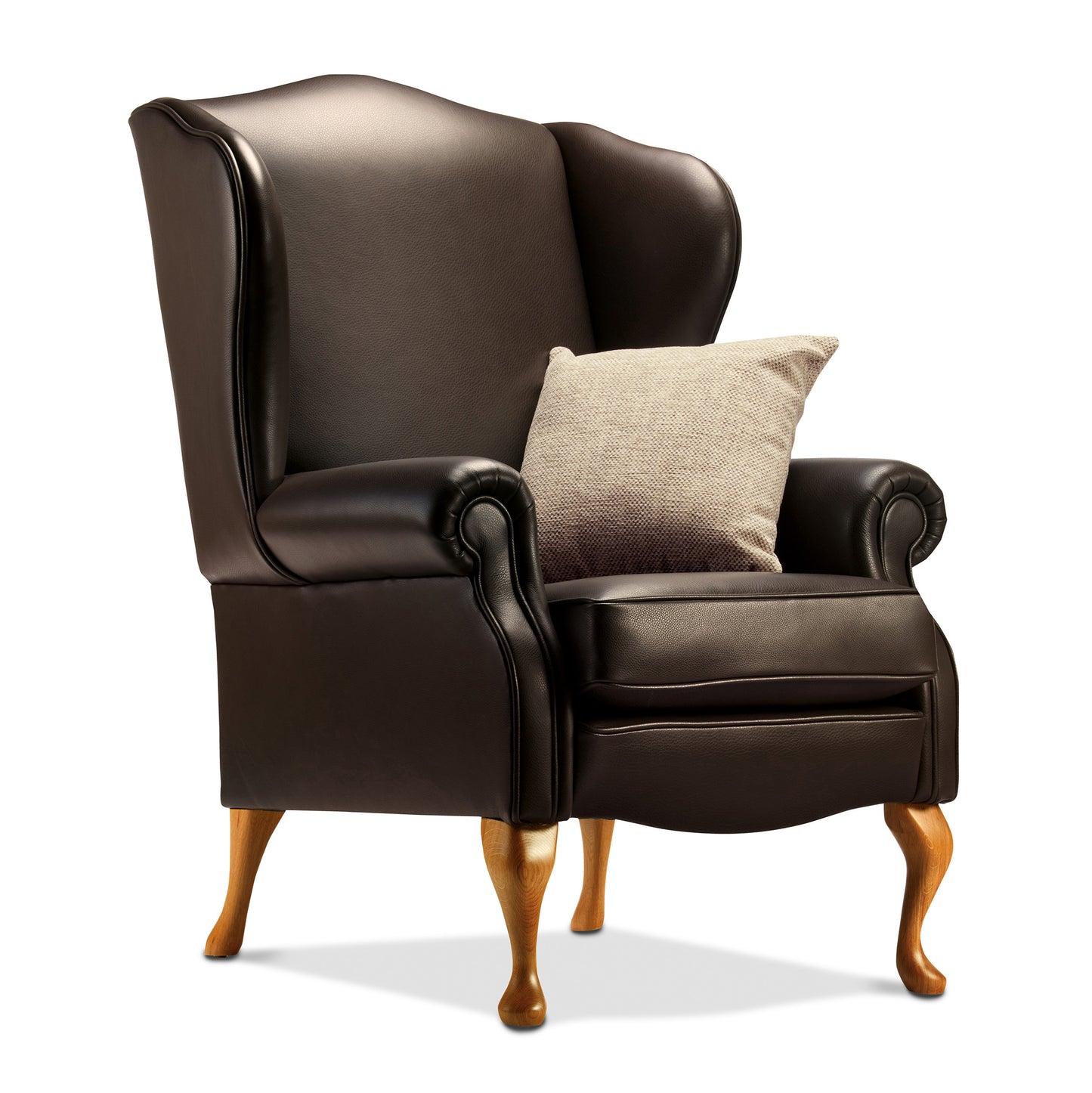 Sherborne Kensington Leather Fireside Chair