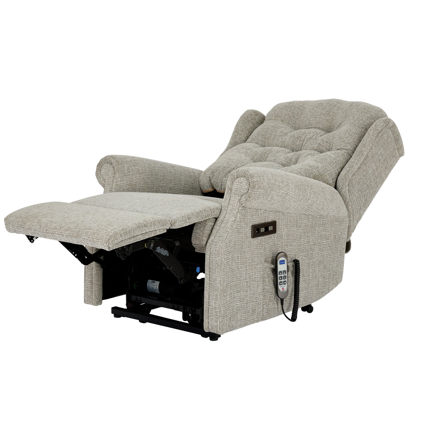 Celebrity Woburn Manual Recliner With Swivel Option Fabric Armchair With Mammoth Foam