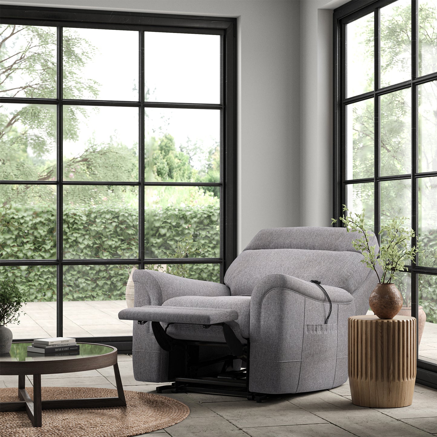 Parker Knoll Hudson 23 Dual Motor Fabric Riser Recliner Armchair