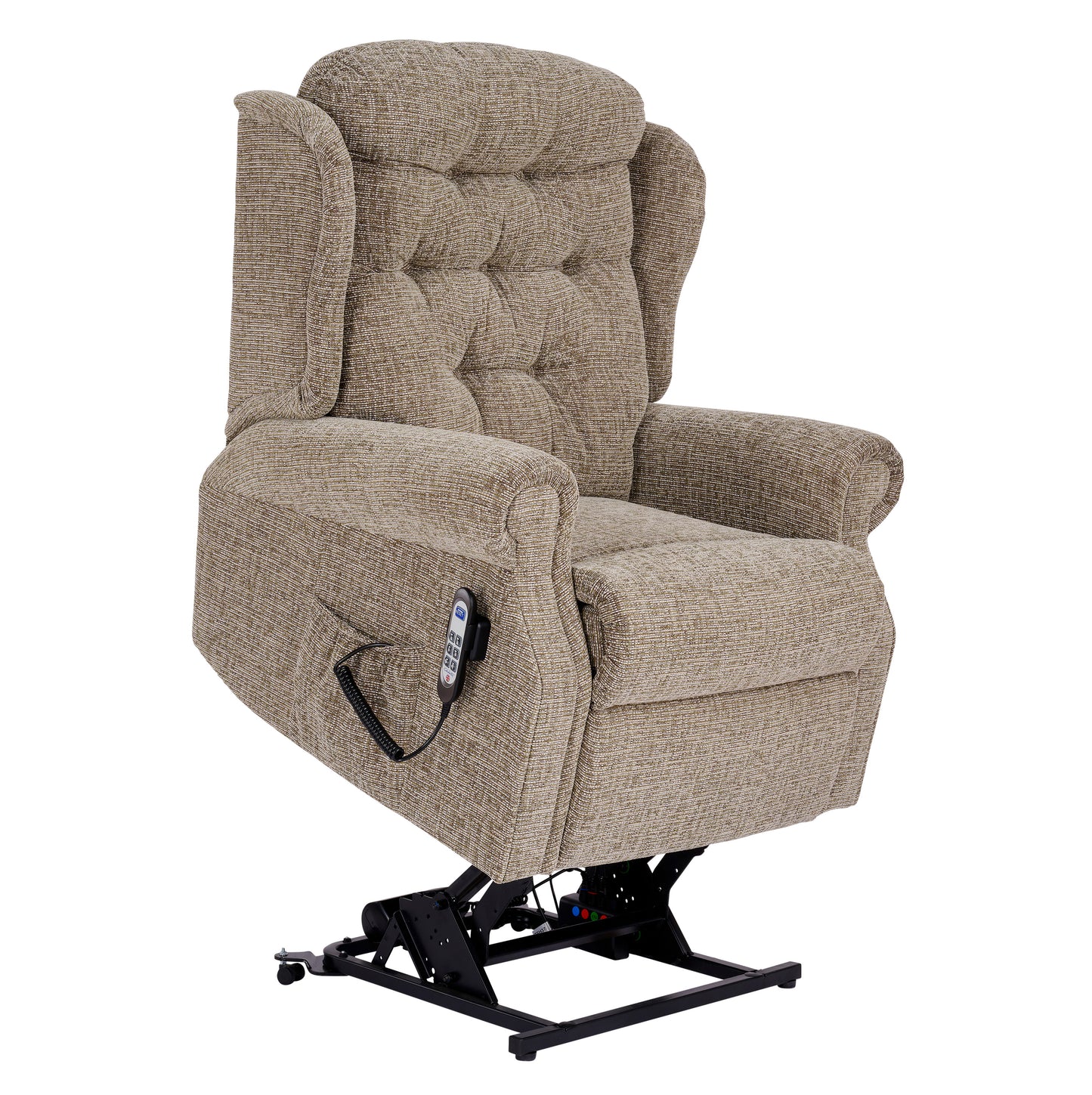 Celebrity Woburn Cloud Zero Triple Motor Rise And Recliner Fabric Armchair With Mammoth Foam & Lumbar & Headrest Adjustment Option VAT FREE
