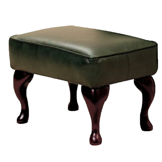 Celebrity Storage & Legged Footstool In Leather