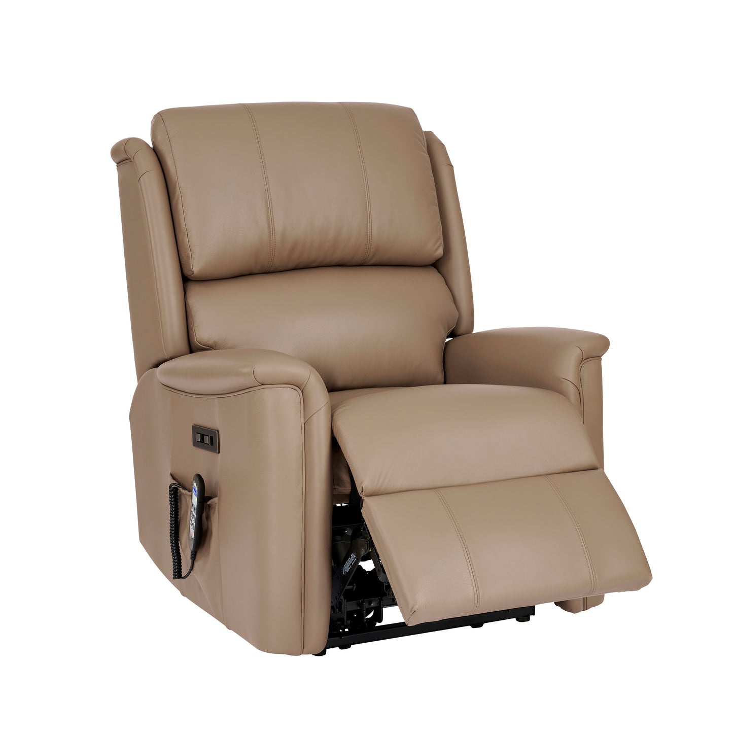 Celebrity Farndon Manual Recliner With Swivel Option Leather Armchair
