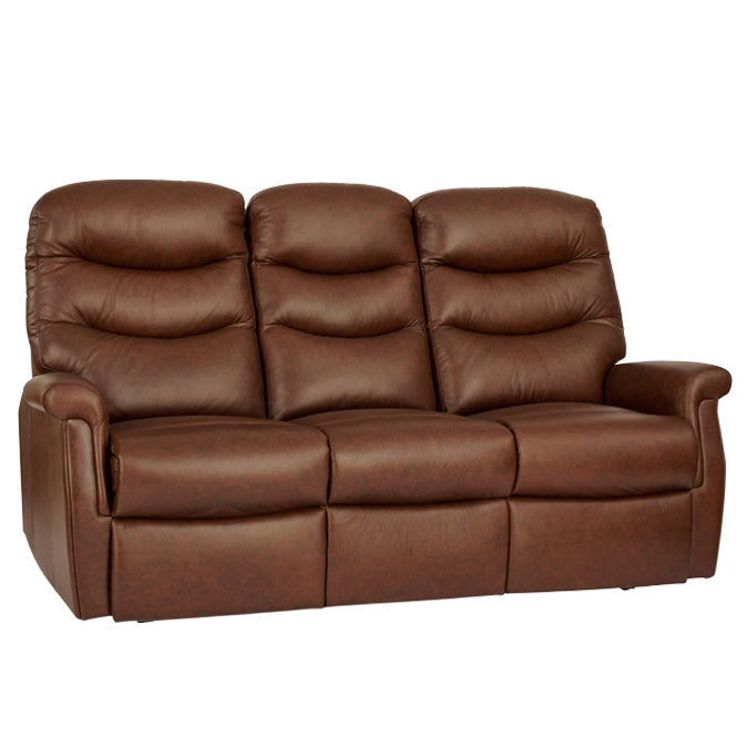 Celebrity Hollingwell Three Seater Fixed Leather Sofa