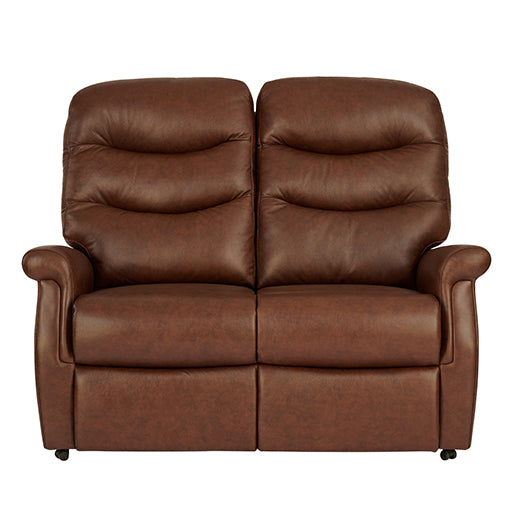 Celebrity Hollingwell Two Seater Fixed Leather Sofa