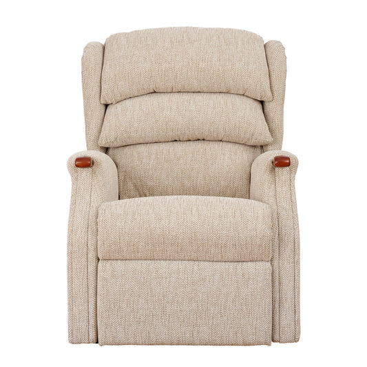 Beige Celebrity Westbury recliner chair on a white background