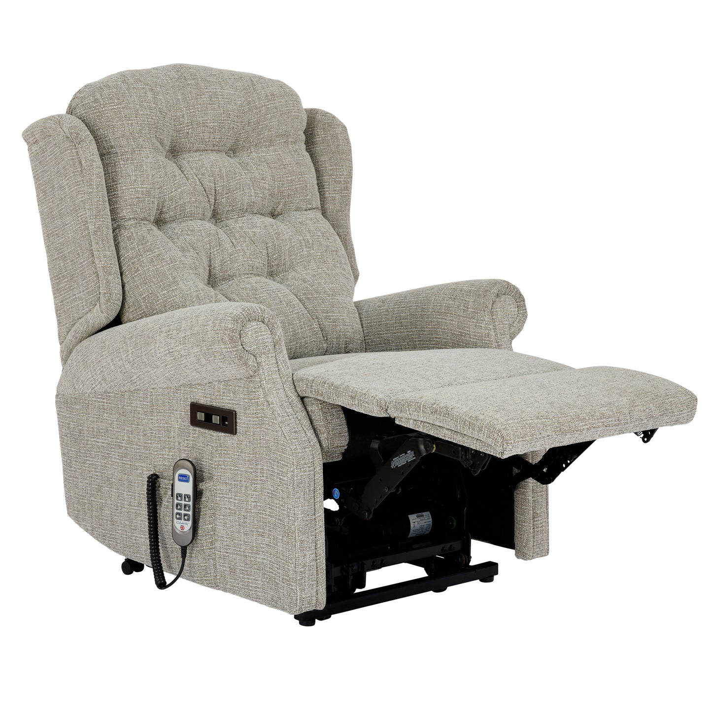 Celebrity Woburn Manual Recliner With Swivel Option Fabric Armchair With Mammoth Foam