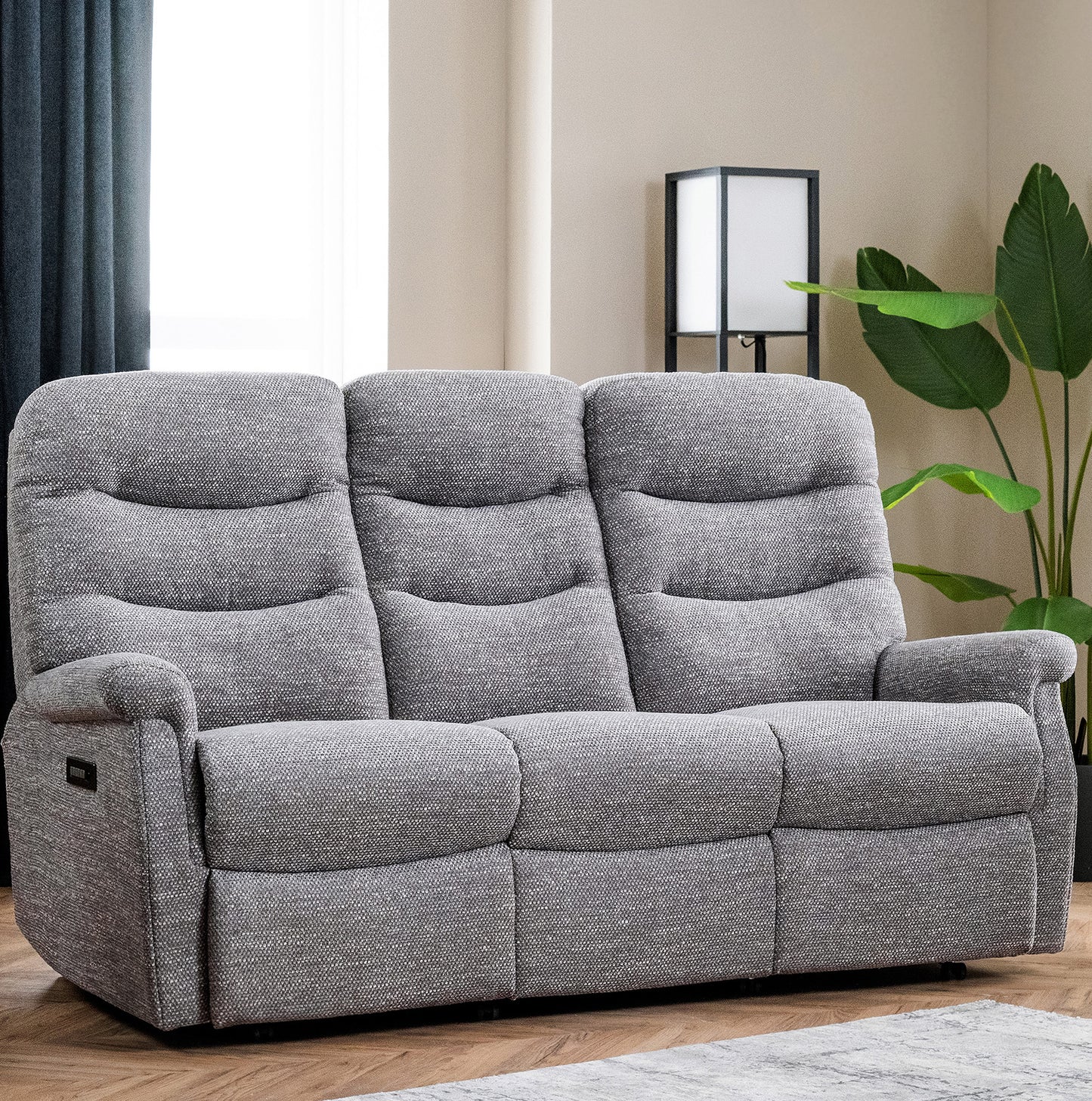 Celebrity Hollingwell Three Seater Settee Fixed Fabric Sofa With Mammoth Foam