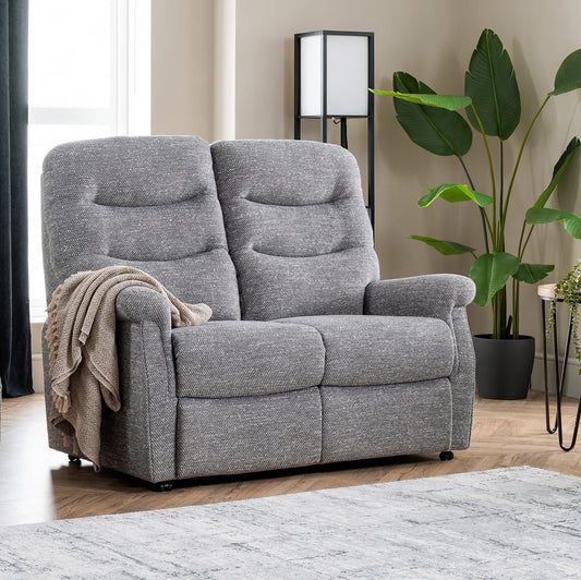 Celebrity Hollingwell Two Seater Settee Fixed Fabric Sofa With Mammoth Foam