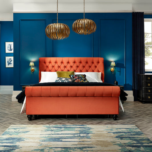 Premium Upholstered Dalta Adjustable Bed Frame With A Gel Pro 4000 Pocket Sprung Medium Firm Feel Mattress VAT FREE