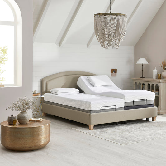 Eden Premium Upholstered Adjustable Bed Base Only VAT FREE