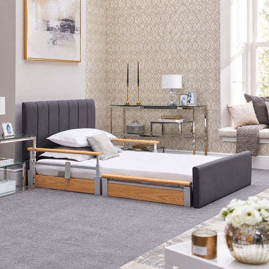 Opera Solo Comfort Plus Profiling High Low Floor Bed Home Care Adjustable Bed With A Choice Of Mattresses VAT FREE