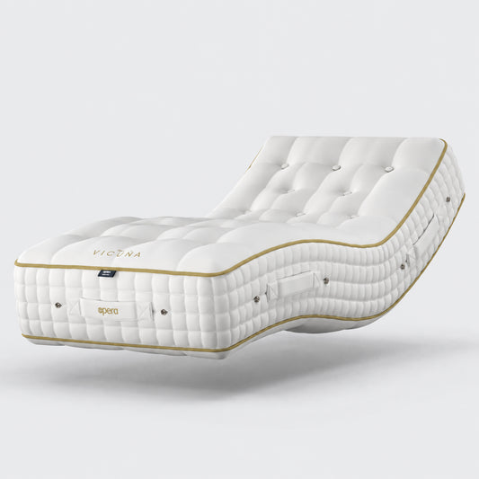 Opera Vicuna 2000 Pocket Sprung Soft, Medium Or Firm Feel Adjustable Bed Mattress VAT FREE