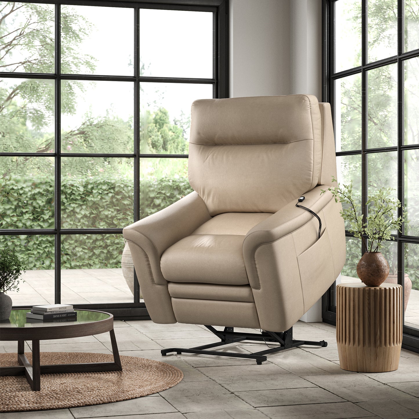 Parker Knoll Hudson 23 Dual Motor Leather Riser Recliner Armchair