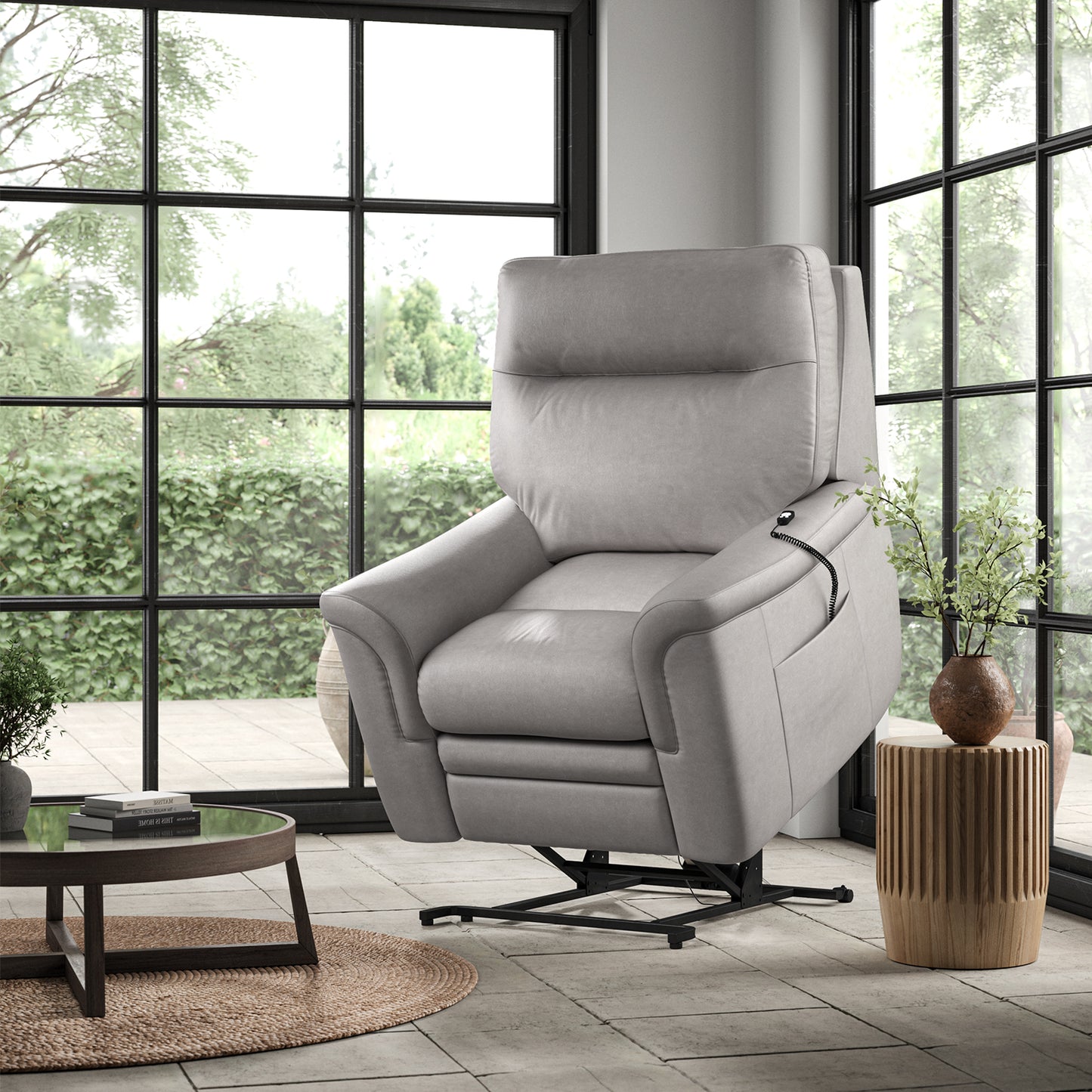 Parker Knoll Hudson 23 Dual Motor Leather Riser Recliner Armchair