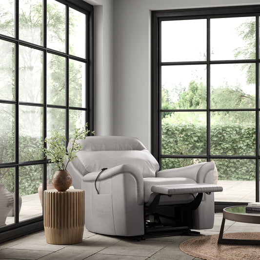 Parker Knoll Hudson 23 Leather Electric Power Plus Recliner Armchair With Adjustable Headrest & Lumbar Support