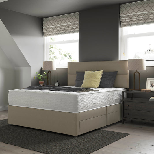 Relyon Luxury Orthosleep Deluxe 800 Pocket Sprung Hand Made Firm Feel Divan Bed Set