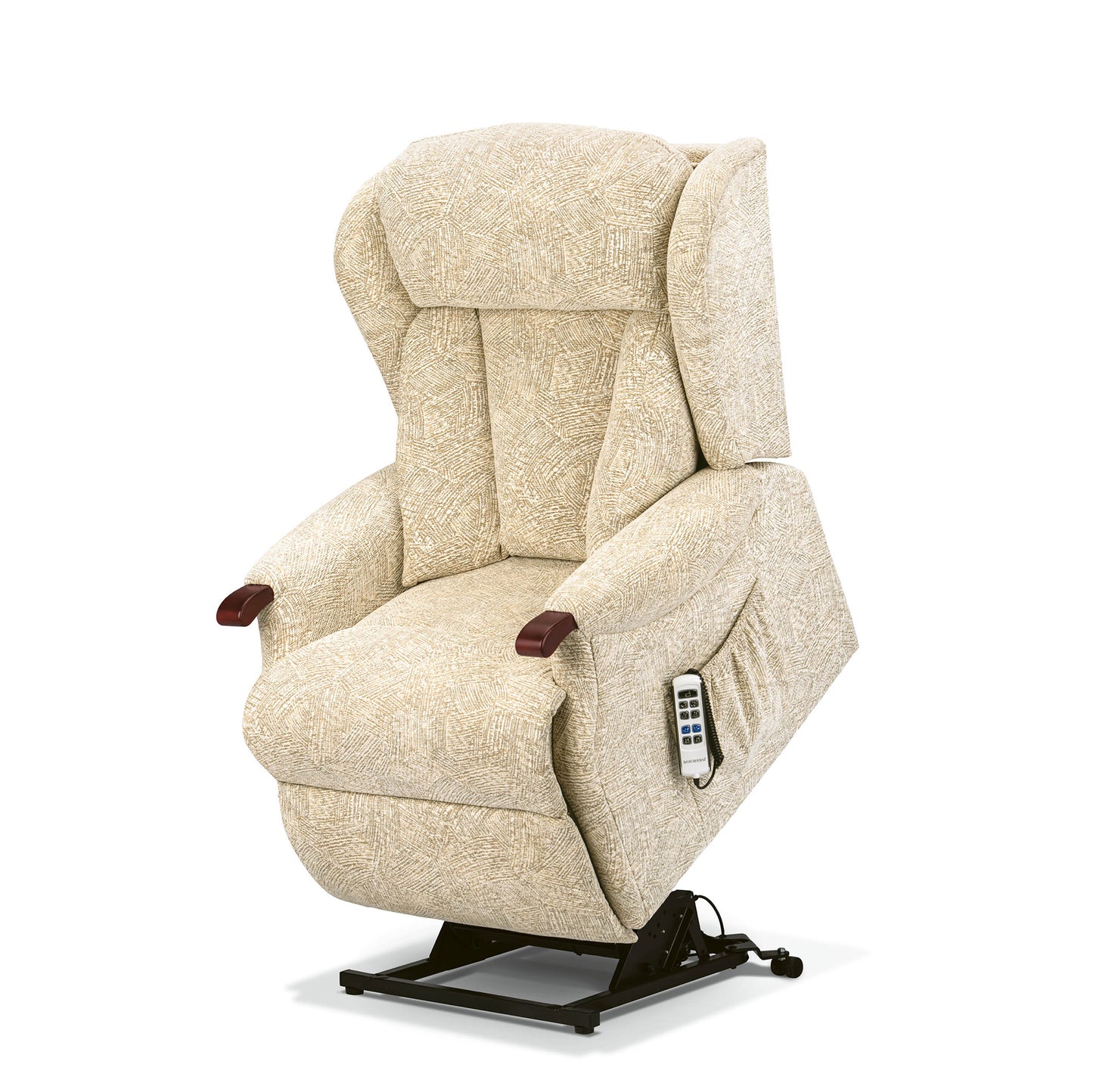 Sherborne Cartmel Knuckle Cloud Comfort Triple Motor Fabric Riser Recliner Armchair With Lumbar & Headrest Adjustment Option VAT FREE