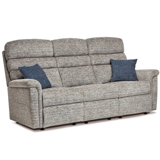 Sherborne Comfi-Sit Three Seater Fabric Fixed Sofa