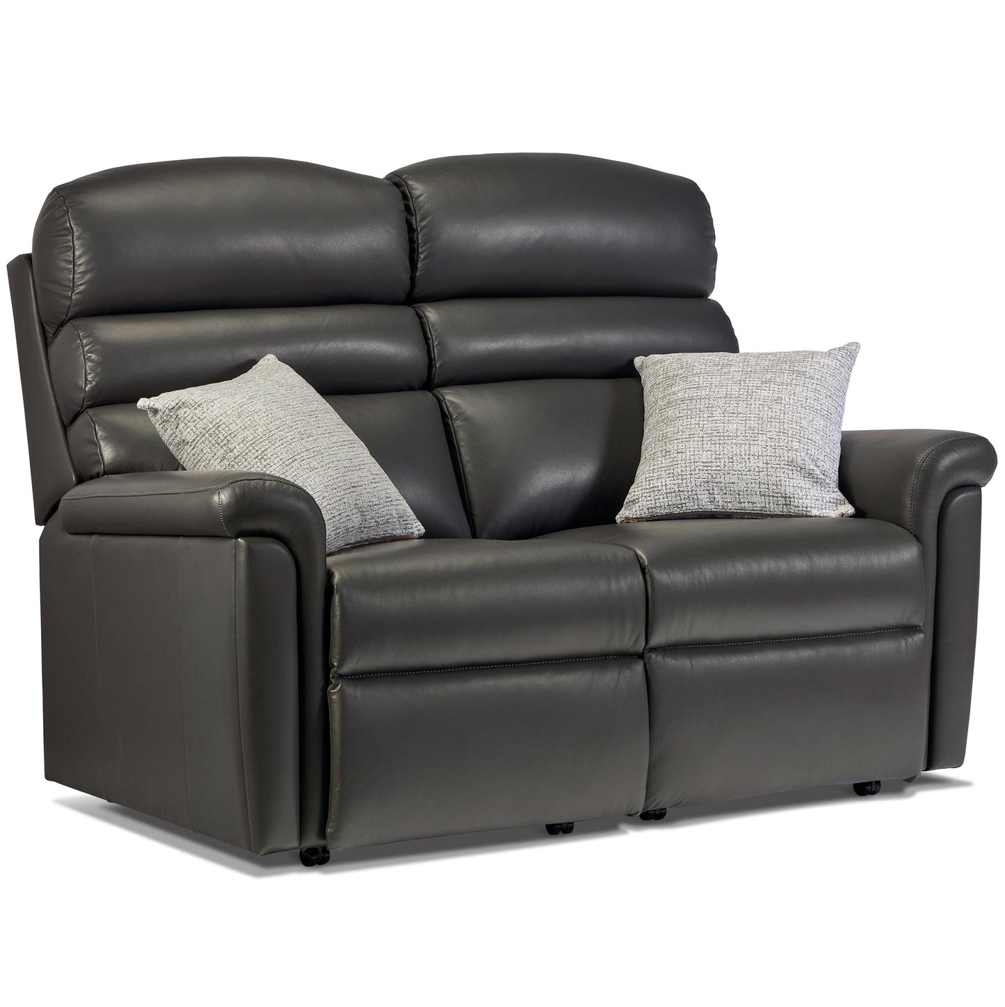 Sherborne Comfi-Sit Two Seater Manual Reclining Leather Sofa