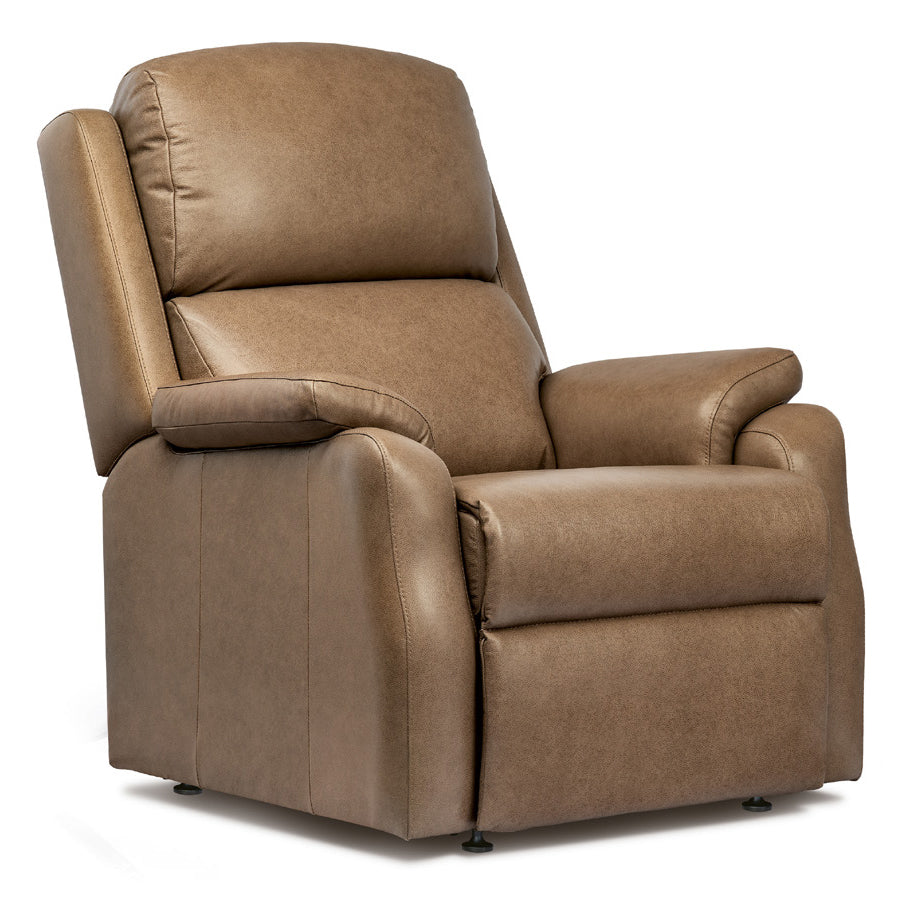 Sherborne Dakota Electric Powered Cloud Recliner Leather Armchair With Lumbar & Headrest Adjustment Option