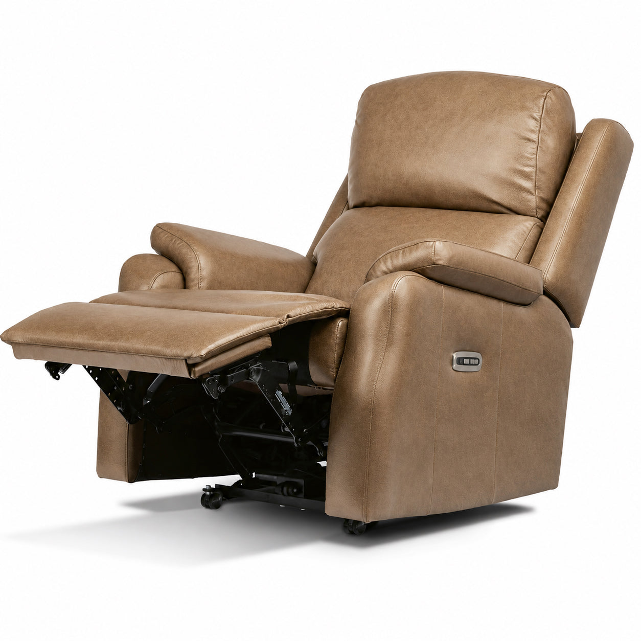 Sherborne Dakota Electric Powered Cloud Recliner Leather Armchair With Lumbar & Headrest Adjustment Option