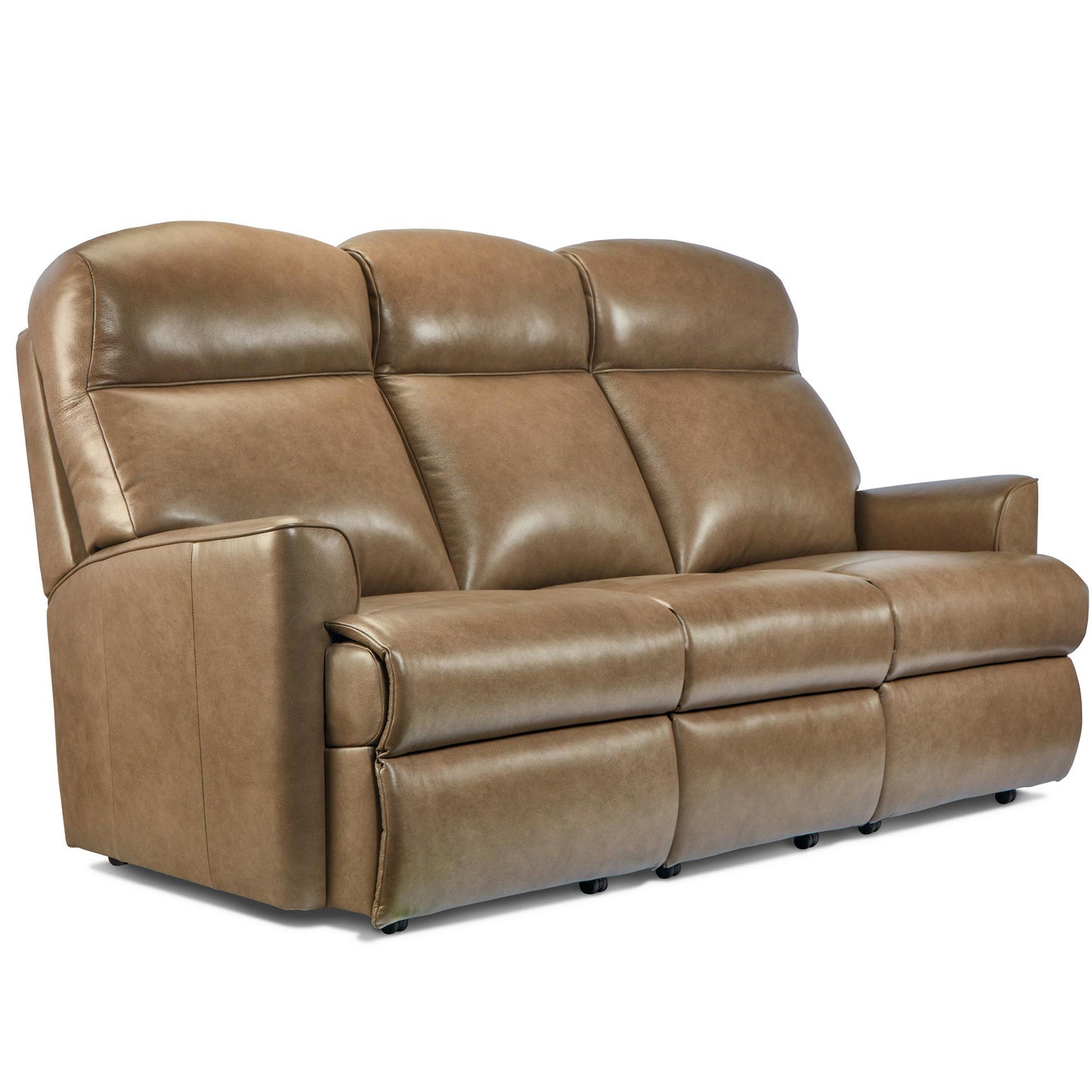 Sherborne Harrow Three Seater Electric Reclining Leather Sofa