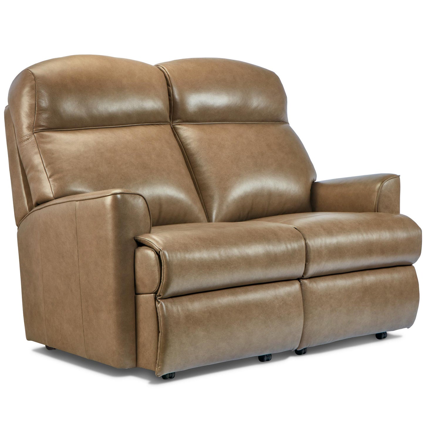 Sherborne Harrow Two Seater Manual Reclining Leather Sofa