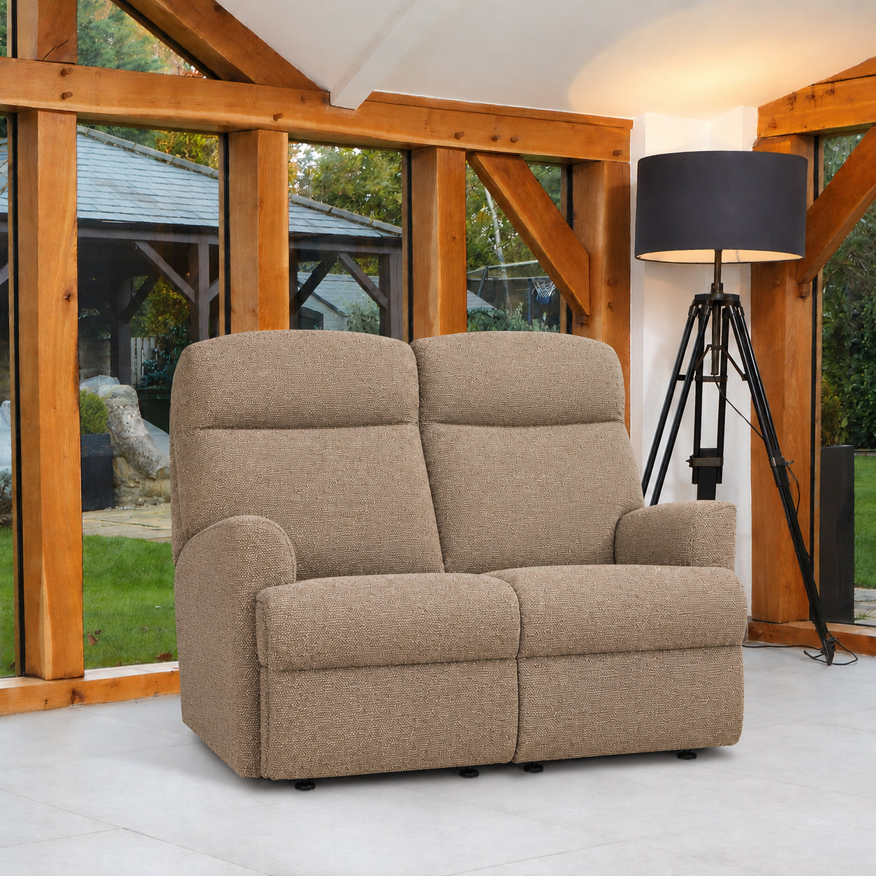 Sherborne Harrow Two Seater Fixed Fabric Sofa