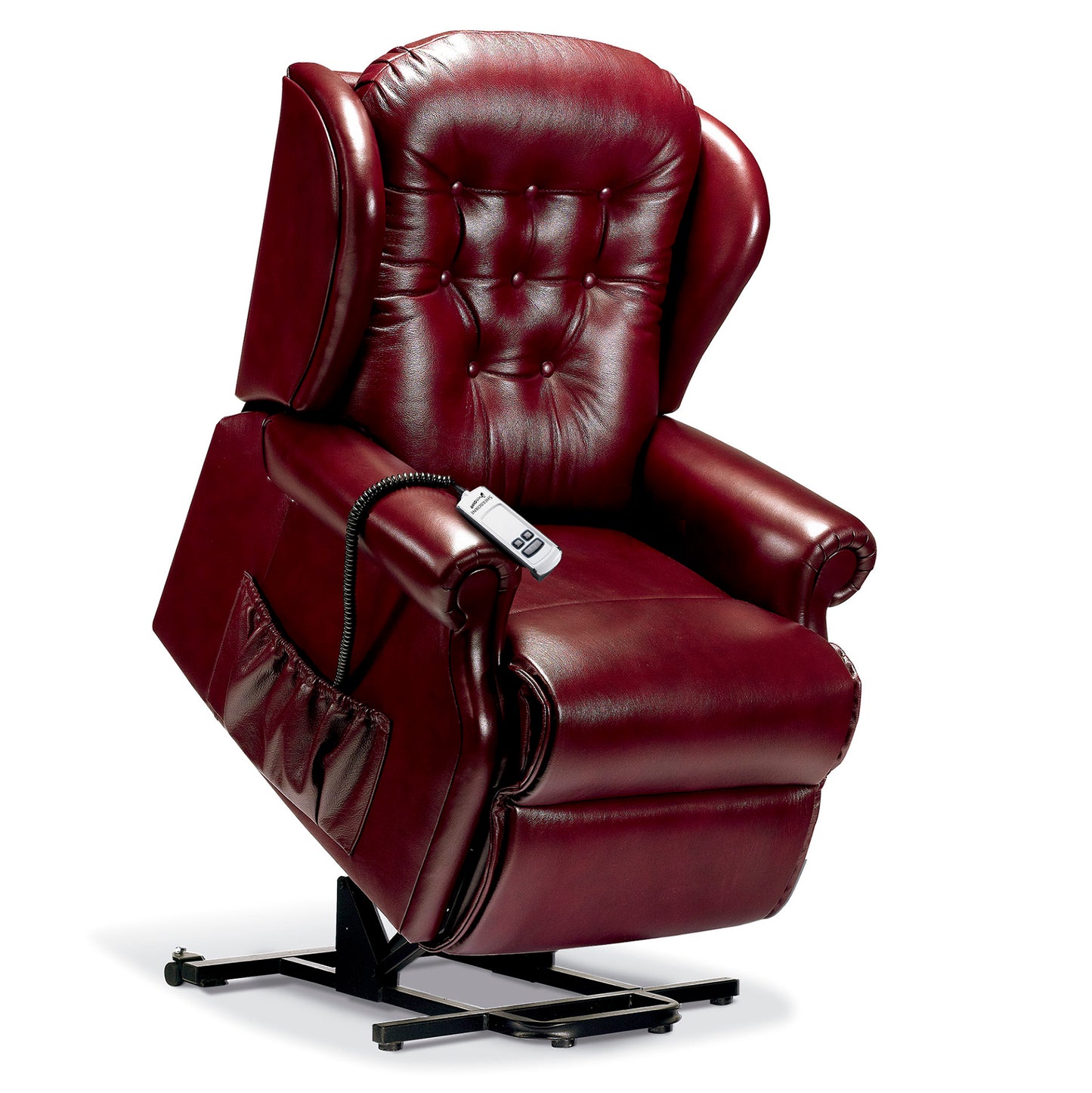 Sherborne Lynton Dual Motor Leather Rise And Recliner Armchair VAT FREE