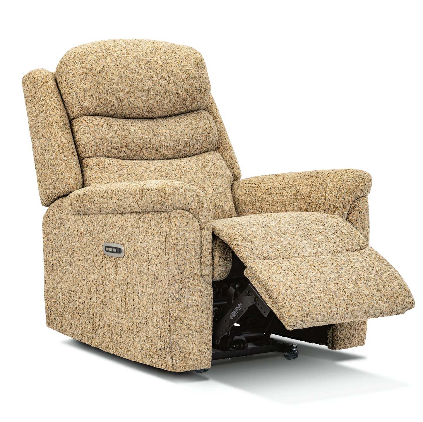 Sherborne Leyburn Electric Powered Fabric Recliner Armchair With Headrest Adjustment Option
