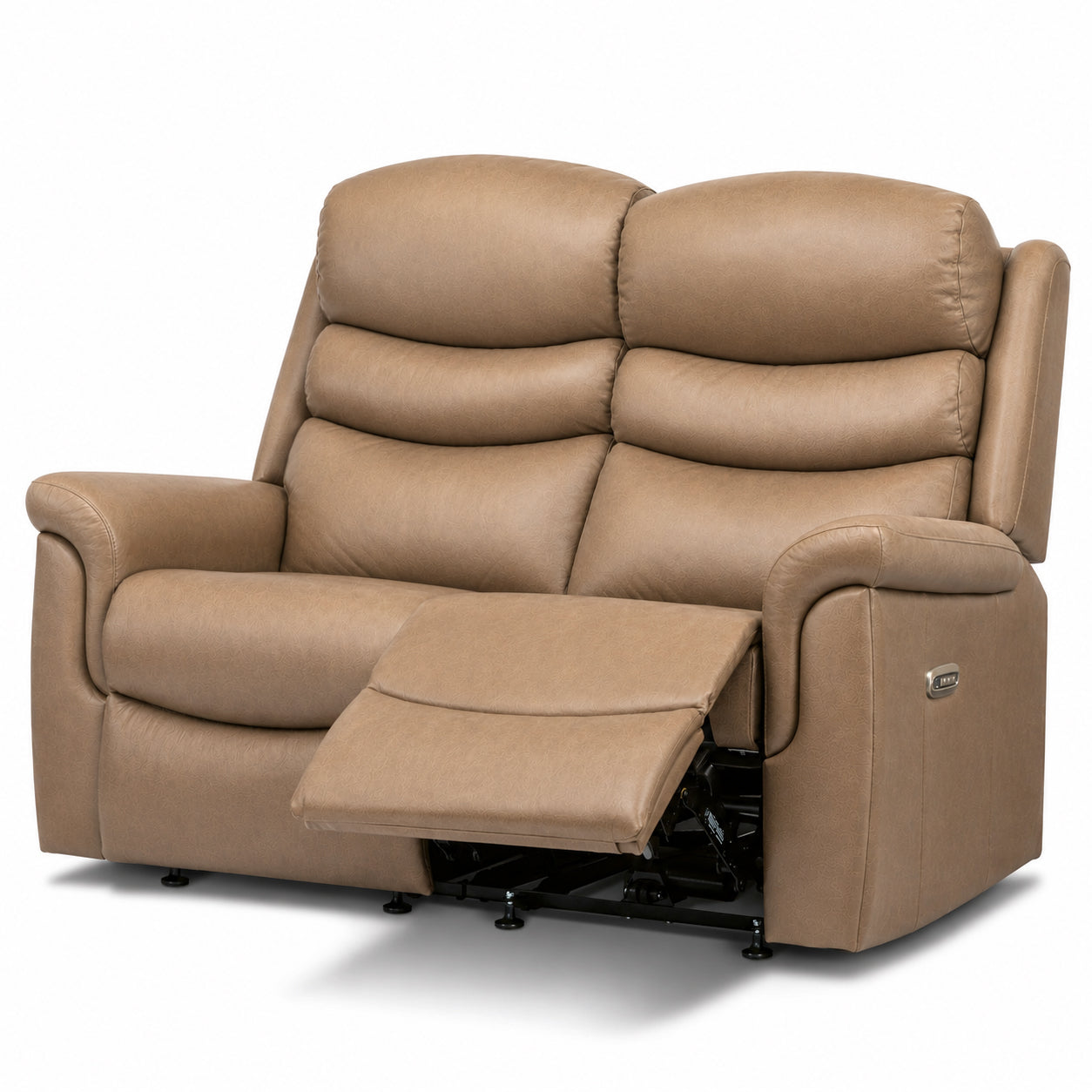 Sherborne Leyburn Two Seater Manual Reclining Leather Sofa