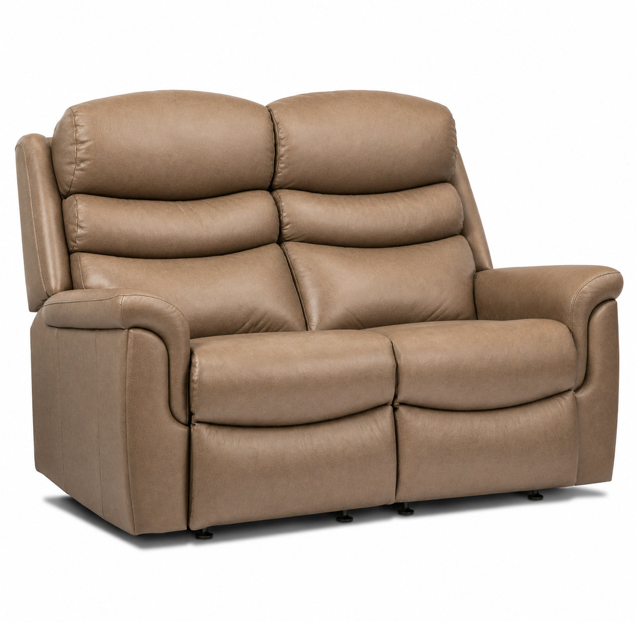 Sherborne Leyburn Two Seater Manual Reclining Leather Sofa