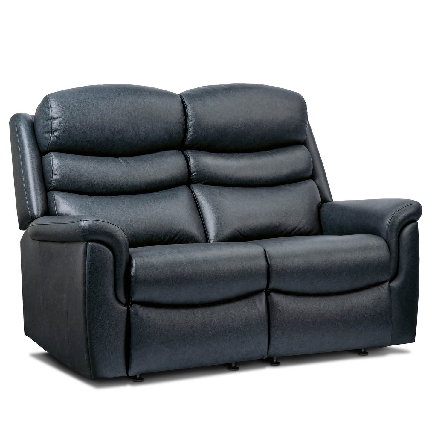 Sherborne Leyburn Two Seater Manual Reclining Leather Sofa