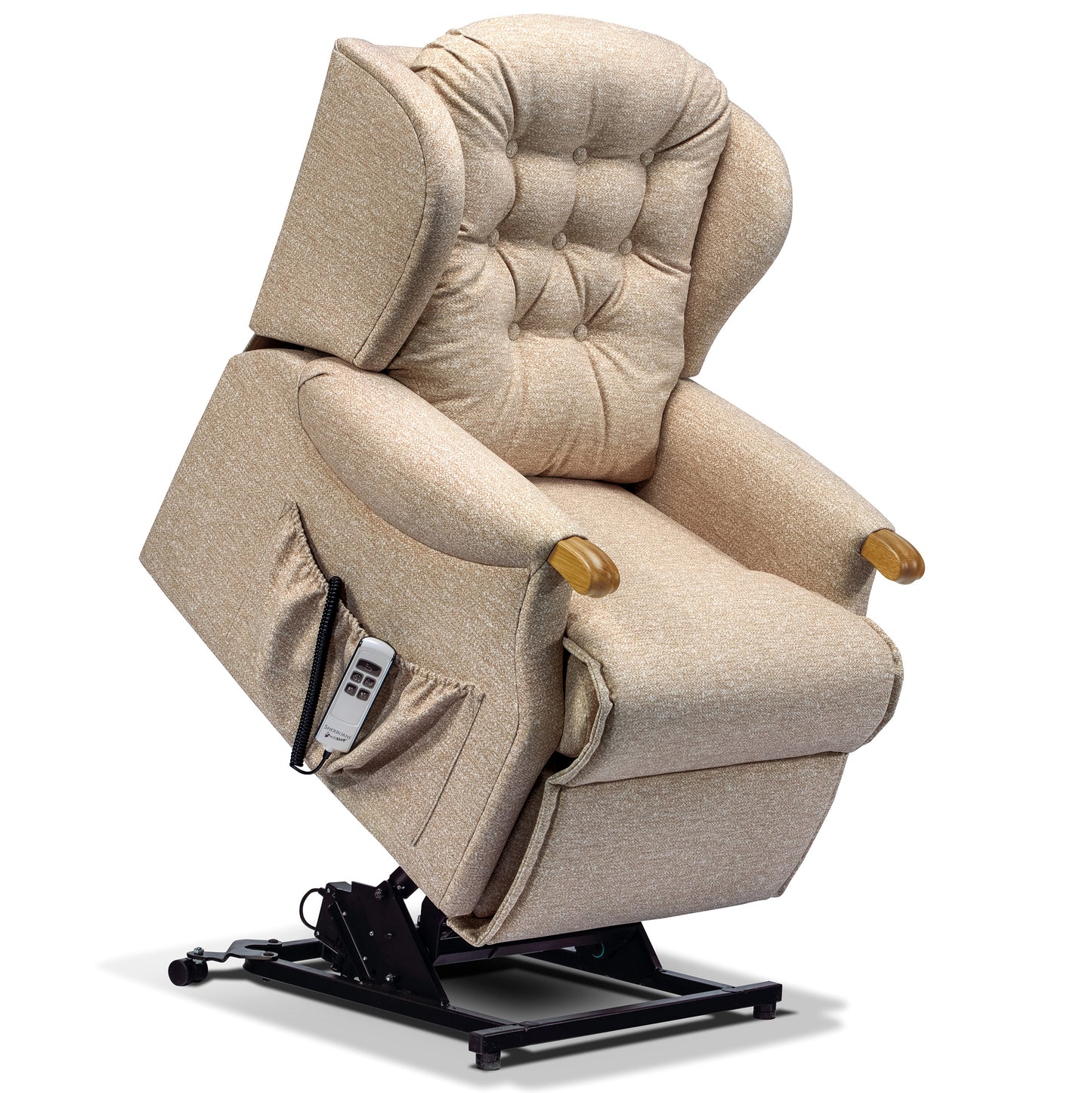 Sherborne Lynton Knuckle Cloud Comfort Triple Motor Fabric Rise And Recliner Armchair