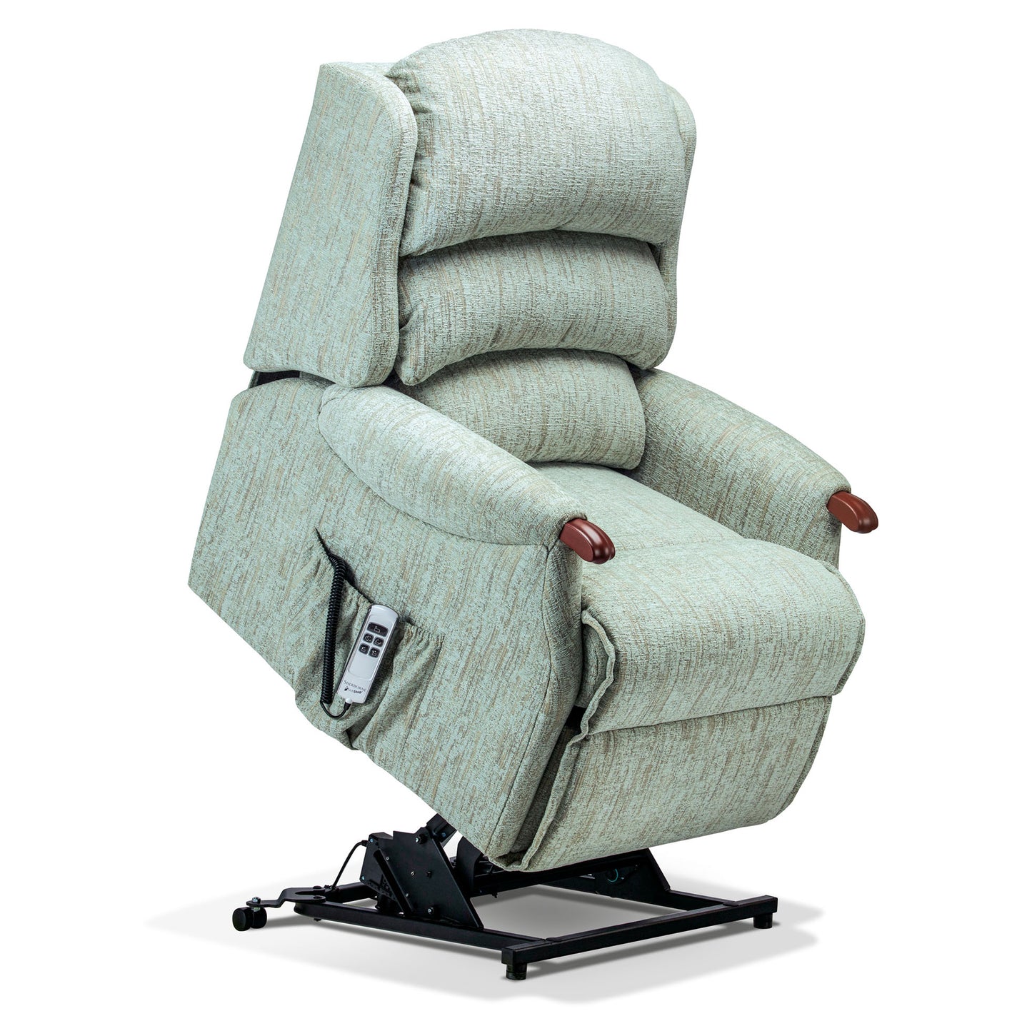 Sherborne Malham Cloud Comfort Triple Motor Fabric Rise And Recliner Armchair With Lumbar Adjustment Option VAT FREE