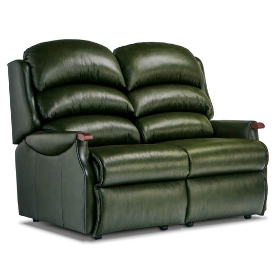 Sherborne Malham Two Seater Fixed Leather Sofa