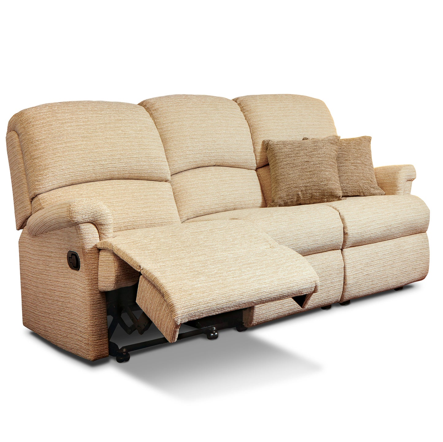 Sherborne Nevada Three Seater Electric Reclining Fabric Sofa