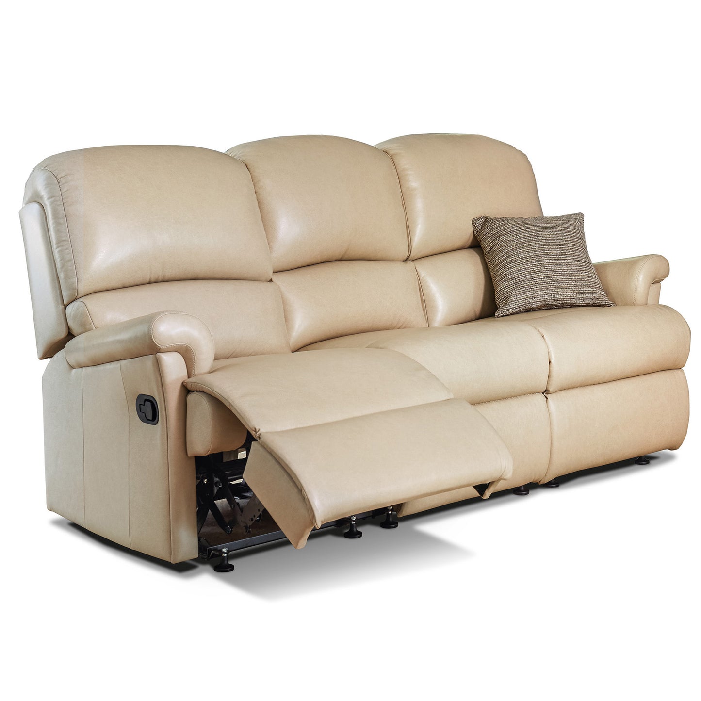 Sherborne Nevada Three Seater Electric Reclining Leather Sofa