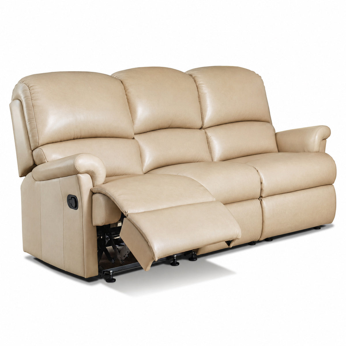 Sherborne Nevada Three Seater Electric Reclining Leather Sofa