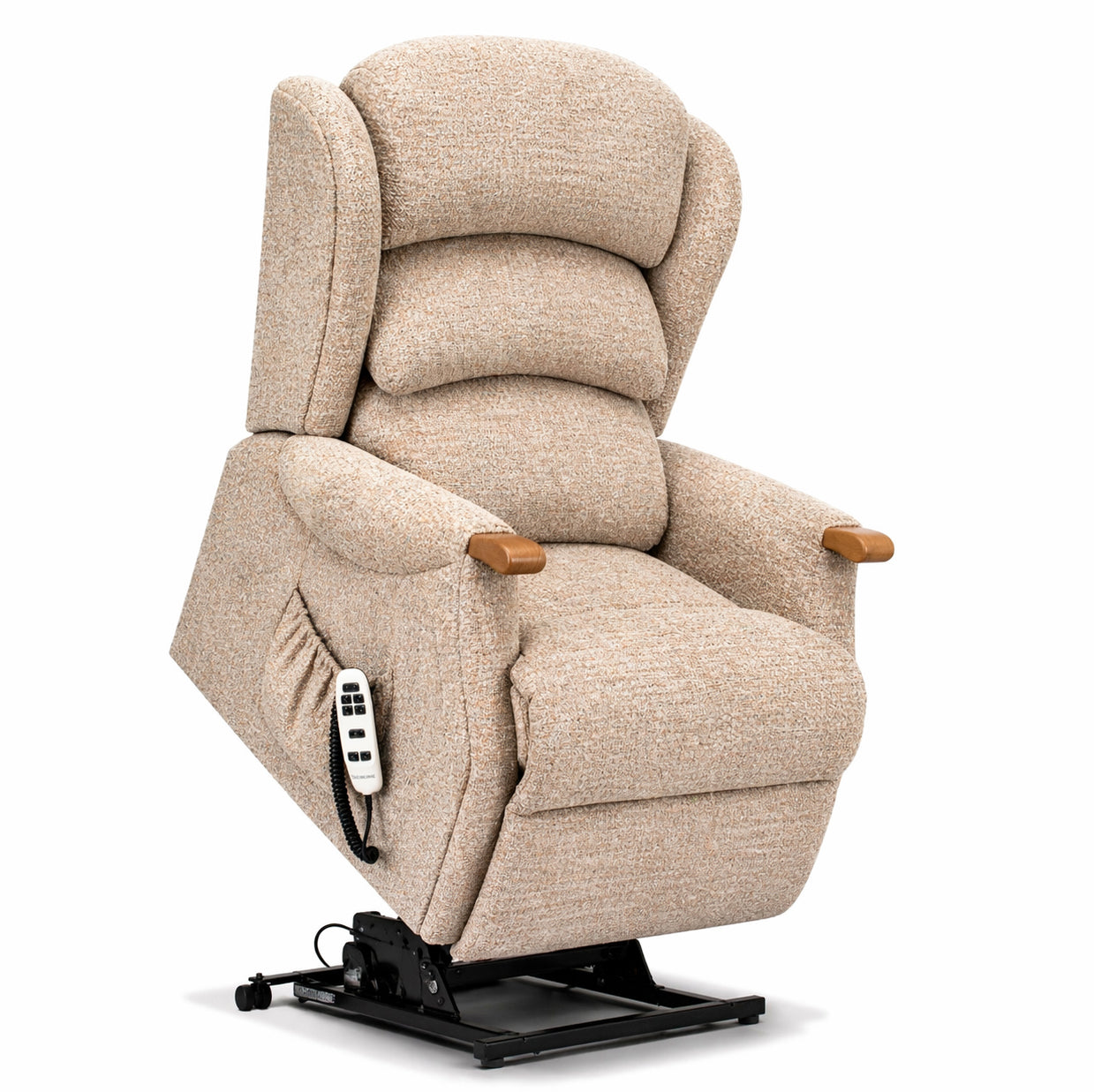 Sherborne Ryedale Knuckle Cloud Comfort Triple Motor Fabric Riser Recliner Armchair With Lumbar & Headrest Adjustment Option VAT FREE