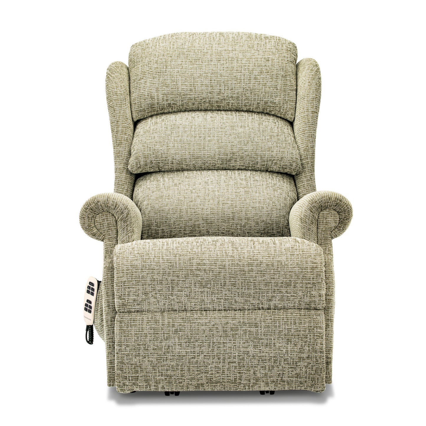 Sherborne Ryedale Dual Motor Fabric Riser Recliner Armchair With Lumbar & Headrest Adjustment Option VAT FREE