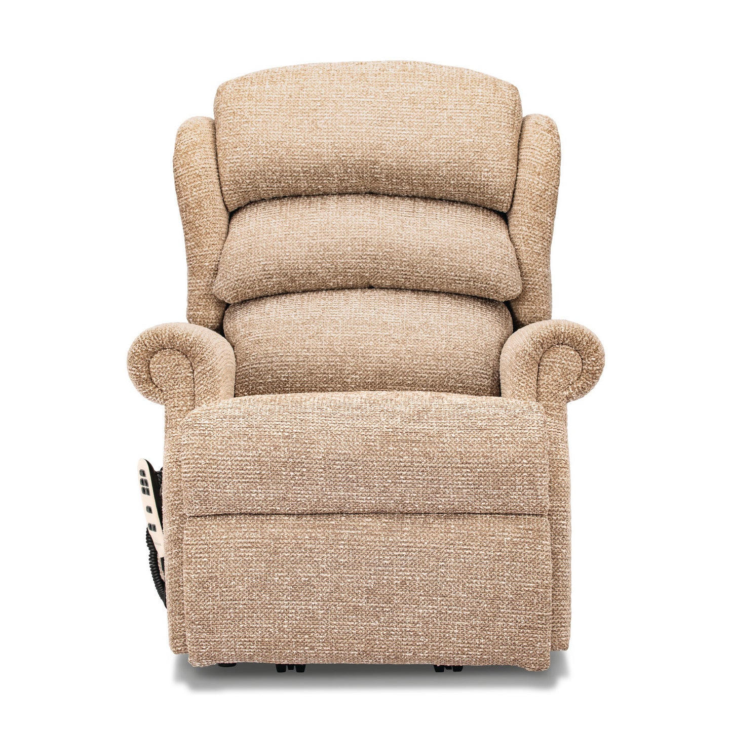 Sherborne Ryedale Dual Motor Fabric Riser Recliner Armchair With Lumbar & Headrest Adjustment Option VAT FREE