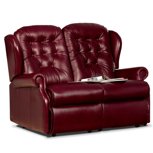 Sherborne Lynton Two Seater Fixed Leather Sofa