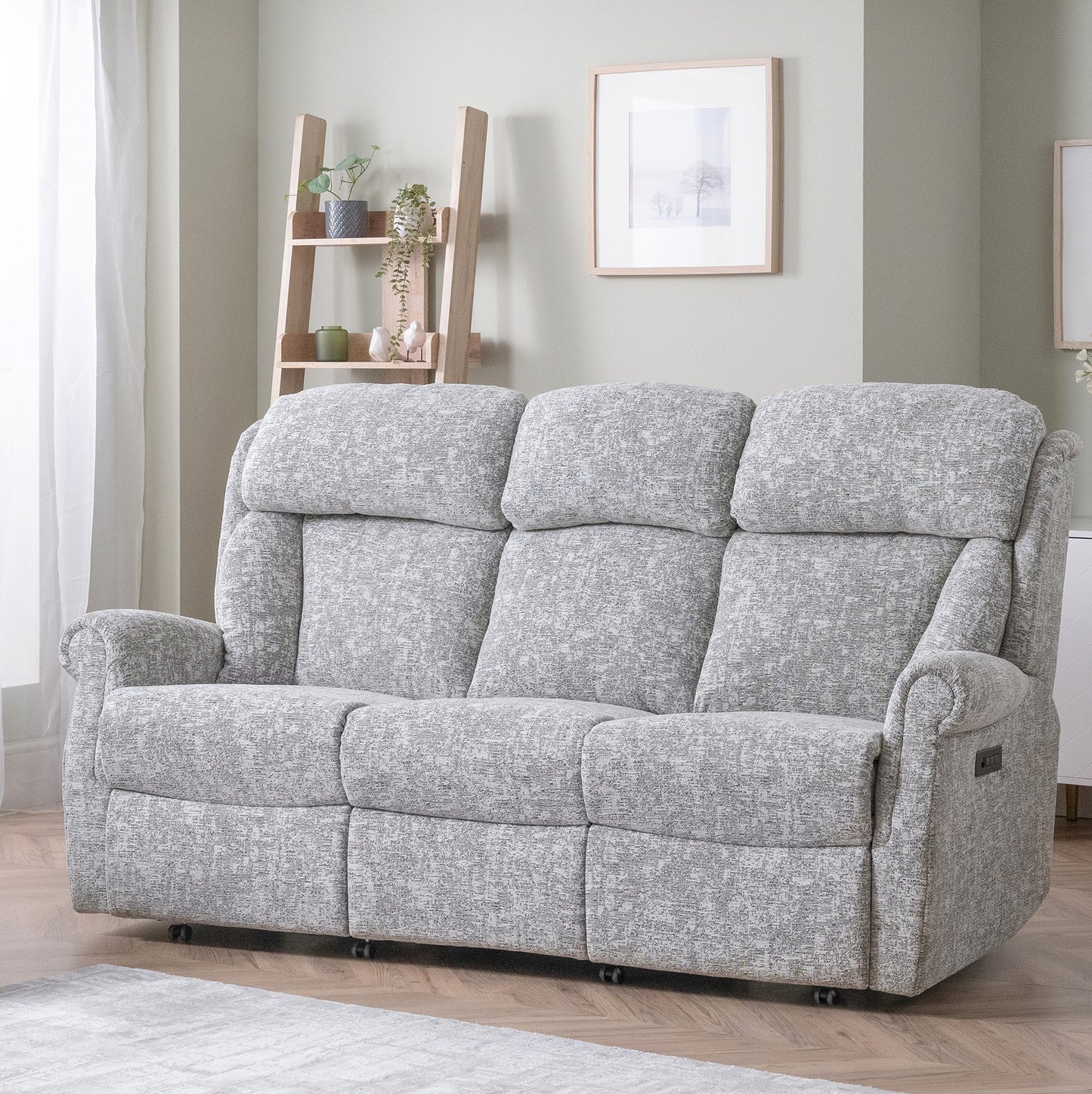 Celebrity Ashfield Three Seater Fixed Fabric Sofa With Mammoth Foam
