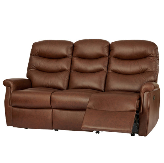 Celebrity Hollingwell Three Seater Manual Reclining Leather Sofa